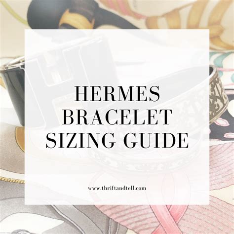 hermes mens bracelet size chart